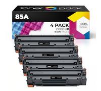 TONER PACK CE285A Cartuchos de Tóner Compatible para HP 85A LaserJet Pro P1102W P1102 M1132 M1217NFW M1132MFP M1210 M1212 M1212NF (4 Unidades)