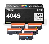 TONER PACK CLT-404S Cartuchos de Toner Compatibles para Samsung K404S C404S M404S Y404S Xpress C430 C430W C480 C480FN C480FW C480W C483W (Pack 5)