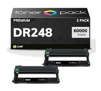 TONER PACK DR248 DR28KCMY Tambor de Imagen Compatible para Brother DCP-L3560CDW DCP-L3520CDW HL-L3240CDW HL-L3220CW HL-L8240CDW MFC-L3740CDW MFC-L3760CDW (2 Unidades)