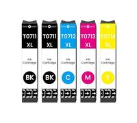 TONER PACK T0715 Cartuchos de Tinta para Epson T0711 T0712 T0713 T0714