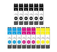 TONER PACK T0715 Cartuchos de Tinta para Epson T0711 T0712 T0713 T0714