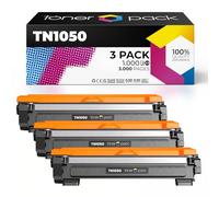 TONER PACK TN1050 Cartuchos de Tóner Compatible para Brother DCP-1510 | Compatible para HL-1110 HL-1210W HL-1212W DCP-1510 DCP-1610W DCP-1612W MFC-1810 MFC-1910W (3 Unidades)