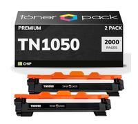 TONER PACK TN1050 Cartuchos de Tóner Compatible para Brother DCP-1510 HL-1110 HL-1210W HL-1212W DCP-1510 DCP-1610W DCP-1612W MFC-1810 MFC-1910W (2 Unidades)
