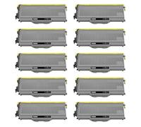 TONER PACK TN2120 Cartuchos de Toner Compatibles para Brother TN-2120 DCP-7030 DCP-7040 DCP-7045N DCP-7048W HL-2140 HL-2150N HL-2170W MFC-7320 MFC-7440 MFC-7440N MFC-7840 MFC-7840W (10 Unidades)