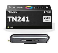 TONER PACK TN241 TN245 Cartucho de Toner Compatible TN-241 TN-245 para Brother DCP-9020CDW DCP-9015CDW HL-3140CW MFC-9330CDW MFC-9340CDW MFC-9140CDN HL-3150CDW HL-3170CDW (1 Negro)