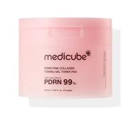 Medicube PDRN Rosa Collagen Almohadillas faciales de gel tonificante 70 un.