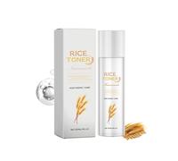 Tóner Rice Pure Essential, 120 ml de tóner hidratante de leche natural Rice Face Toner Glow Tóner facial refinador de poros para piel seca, repara la barrera de la piel