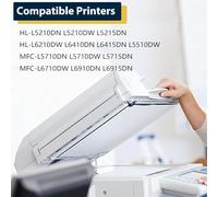 Tóner TN-3600 TN-3600XL para Brother TN3600 TN3600XL HL-L5210DN L5210DW L5215DN L6210DW L6410DN L6415DN L5510DW MFC-L5710DN L5710DW L5715DN L6710DW L6910DN L6915DN Impresoras,Black-1 Pack