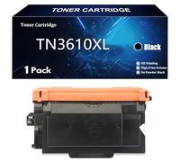 Tóner TN-3610XL TN-3610 para Brother TN3610XL TN3610 HL-L5210DN L5210DW L5215DN L6210DW L6410DN L6415DN L5510DW MFC-L5710DN L5710DW L5715DN L6710DW L6910DN L6915DN Impresoras,Black-1 Pack