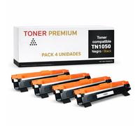 Toner TN1050 TN-1050 - Compatible impresora Brother DCP-1510, DCP-1512, DCP-1512A, DCP-1601, DCP-1610W, DCP-1610WE, DCP-1616NW. HL: HL-1110, HL-1110E, HL-1110R, HL-1112, HL-1112A, HL-1201 TN1050.