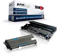 Tóner y tambor compatible con Brother TN2120 y DR2100 MFC 7320 MFC 7320 W MFC 7340 MFC 7440 N MFC 7440 W MFC 7840 W TN-2120 TN 2120 DR-2100 DR 2100 Negro Incoloro - Office Print Serie