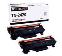 TONERLIFE Tóner Brother mfc l2710dw TN-2420 TN2420 compatible HL-L2350DW DCP-L2530DW MFC-L2710DN DCP-L2510D HL-L2310D HL-L2370DN HL-L2375DW DCP-L2550DN MFC-L2750DW (CON CHIP Negro, -Pack)