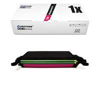 tonertronic Cartridge para CLP 770, 775 sustituir samsung Modelos CLT-K6092S, CLT-C6092S CLT-Y6092S CLT-M6092S Cartuchos Original Eurotone (Norma ISO 19798), color magenta