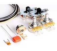 ToneShaper Kit de cableado para guitarra, para Fender Mustang (interruptores negros)
