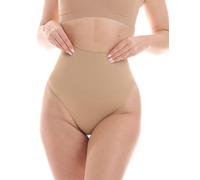 TONEST Shapewear Mujer - Tanga Faja - Cintura Media - Braga Vientre Plano - Ropa Interior Adelgazante - Shapewear Reductor - Braguita Moldeadora - 1050-MS-CC (S, Beige)