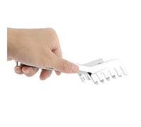 Tonetas de Espagueti de Acero Inoxidable en Forma Peine, Diseño Ergonómico, Acero Inoxidable Premium, Artesanía Elegante, Uso Versátil, Tamaño Conveniente, Herramienta Cocción Cocina Duradera con