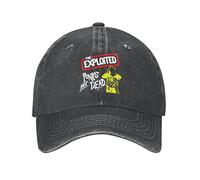 TONFON Gorra de béisbol Punks Not Dead The Exploited Gorras de béisbol Clásico Algodón Desgastado Gorra para el Sol Unisex Entrenamientos al Aire Libre Sombreros Blandos sin Estructura Gorra