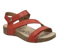 Josef Seibel Mujer Sandalia con Tiras Tonga 25, señora Sandalias,Ancho G (Normal),Zapato de Verano,Sandalia de Verano,Plana,Rojo (Rot),41 EU / 7 UK