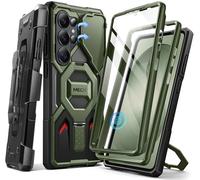 TONGATE Soporte Magnético para Funda Samsung Galaxy S26 Ultra, Compatible con Magsafe, [Cubierta para Cámara y 2 Marcos Frontales][Protección Militar Contra Caídas] Funda con Clip para Cinturón, Verde