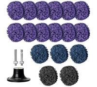 Tongdejing 20 discos de lijado CSD Disc de 50 mm, juego de lijadoras para superficies de metal, acero inoxidable, para amoladora angular, eliminación de pintura, óxido, soldadura, oxidación