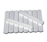 Tongdejing Placas de acero para chaleco de peso para entrenamiento de fuerza, placa de acero para chaleco, ajustable, cabeza redonda, inoxidable