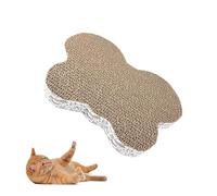 tongfeng Almohadilla para rascar gatos - Juguete rascador de cartón para gatos | Rascador de cartón reutilizable para mascotas pequeñas y medianas