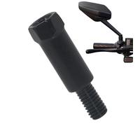 TONGFENG - Rosca de adaptadores de espejo retrovisor de motocicleta, tornillo roscado derecho izquierdo 8 mm | Soporte de rosca de retrovisor, tornillo de perno de conversión de motocicleta para