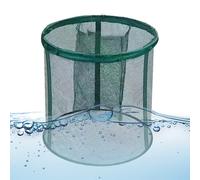 Tongfer Cesta flotante para peces , trampa de almacenamiento de peces de gran capacidad, cesta de red de pesca para peces , para lubina, trucha, bagre, agua salada, agua dulce, orilla