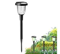 Tongfer Luces solares impermeables para exteriores, luces solares para caminos al aire libre, resistentes a la intemperie, decoración de jardín para , patio, césped, piscina, paisaje, camping
