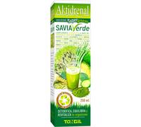 Tongil - Aktidrenal Savia Verde Super Greens 250ml - Algas Spirulina, Chlorella, extractos de plantas, frutas y verduras - Detox Drenante y Depurativo con Más de 35 nutrientes - Apto Veganos