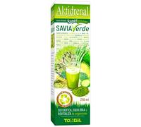 Tongil - Aktidrenal Savia Verde Super Greens 250ml - Algas Spirulina, Chlorella, extractos de plantas, frutas y verduras - Detox Drenante y Depurativo con Más de 35 nutrientes - Apto Veganos