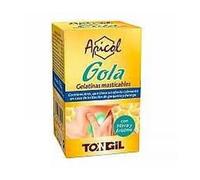 Tongil Apicol Gola Plus Gelatinas masticables Propóleo puro con regaliz, anís y menta 24 perlas