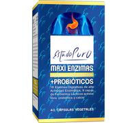 Tongil Estado Puro Maxi Enzimas (18 enzimas) con Probióticos y Prebióticos – 40 cápsulas