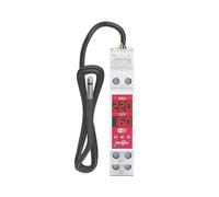 TONGOU Inteligente Controlador de Temperatura con Relé de Contacto Seco, Interruptor Inteligente WiFi de 2 Canales, 16A 230V AC / 10A 5-30V DC, para Montaje en Carril DIN, Compatible with Alexa