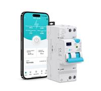 TONGOU Interruptor diferencial Superinmunizado WIFI/TUYA App， Auto Rearmable Disyuntor 1P+N，Rearme Automatico con Sobrecorriente y Fugas 1-20 A, 30-100 mA ，Clase AC 6Ka Carril Din RCBO 2025