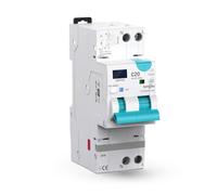 TONGOU Interruptor diferencial Superinmunizado WIFI/TUYA App, Auto Rearmable Disyuntor 2P,Rearme Automatico con Sobrecorriente y Fugas 1-20 A, 30-100 mA ,Clase AC 6Ka Carril Din RCBO 2025