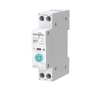 TONGOU Interruptor Universal 40A DIY Inteligente Compatible con Alexa,Google Assistant,Interruptor ZigBee con Control de Voz,Control Remoto y Función de Tiempo,TUYA/Smart Life App
