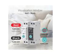TONGOU WIFI Disyuntor Inteligente 63A Riel DIN para Hogar Inteligente Interruptor de Control Remoto Inalámbrico por Aplicación