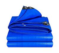 TONGQU Lona Impermeable Exterior, Lona Azul Resistente 160 g / m2 con Ojales, Cubierta Piscina Resistente Intemperie para jardín/Muebles/Coche/Exterior/Camping,2x6m/6.56x19.68ft