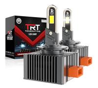 Tongruiting Bombillas LED D3S para Faros de Coche, 110W 38000LM Súper Brillantes, Luz Blanca Fría 6500K, Reemplazo Directo de Bombilla Xenón HID D3S Original, Instalación Plug and Play, Paquete de 2