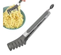 Tongs para espaguetis de silicona dTipped Tongs for Serving Food Pasta | 10 pulgadas Easy To Opedrate Spaghetti Tong Food Clip for Spaghetti, Noodle, Pasta, Salad, Bbq Grill