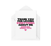 Tongue in Peach Cheeky Cards CBH1921 - Tarjetas de felicitación para el día de San Valentín, tarjetas groseras, tarjetas de aniversario