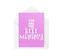Tongue in Peach Divertidas tarjetas para el día de la madre - You Are The Best Mummy - Tarjetas de mamá - Tarjeta de agradecimiento para mamá - CBH1583