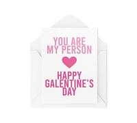 Tongue in Peach Galentine's Day Cards - You Are My Personson - Tarjetas del día de San Valentín - Tarjetas de mejor amiga - Tarjeta de apoyo - Tarjeta femenina - CBH1594