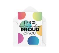Tongue in Peach Tarjetas de felicitación con texto en inglés «I Am So Bloody Orud Of You», «Well Done Card», «Happy Done Card», «I Am So Bloody Orud Of You» («I Am So Bloody Orud Of You»)