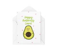 Tongue in Peach Tarjetas de licencia de maternidad - Happy Maternity Leave Avocado - Tarjetas de trabajo - Tarjetas de colegas - Tarjetas de oficina - CBH1959