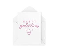 Tongue in Peach Tarjetas del día de Galentine - Happy Galentines Day - Tarjetas de ruptura - Tarjetas del día de San Valentín - Tarjetas de mejor amiga - Tarjeta femenina - CBH1599