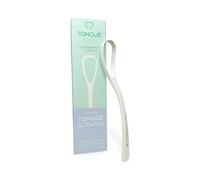 Tongue Luv Raspador de lengua ergonómico, limpiador de lengua desarrollado por dentistas para adultos, limpiador de lengua suave y elegante para cuidado bucal, higiene dental, grande