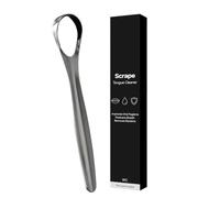 Tongue Scraper for Kids - Anti Slip Handle Tongue Cleaner | Care Scrubber Tool - Stain Remover for Gum Health Sensitive Mouth Care Daily Hygiene for Family Use