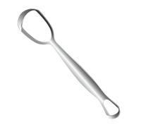 Tongue Scraper, Stainless Steel Fan-Shaped Oral Care Tool, Improve Oral Hygiene with Daily Cleaning, Easy Maintenance Design 6,1 x 1,5 pulgadas Ideal para familias y adultos